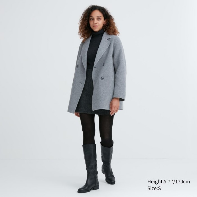 Black Uniqlo HEATTECH Knitted Women Tight | 1659701