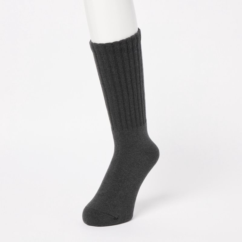 Black Uniqlo HEATTECH Pile Men Socks | 8341867