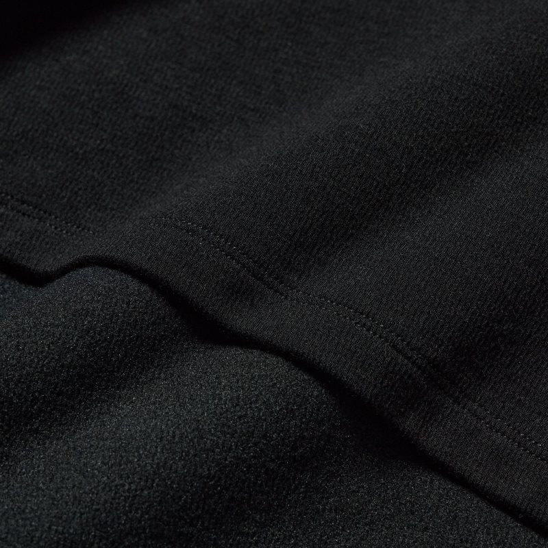 Black Uniqlo HEATTECH Ultra Warm Crew Neck Long-Sleeve Men T Shirts | 5883590