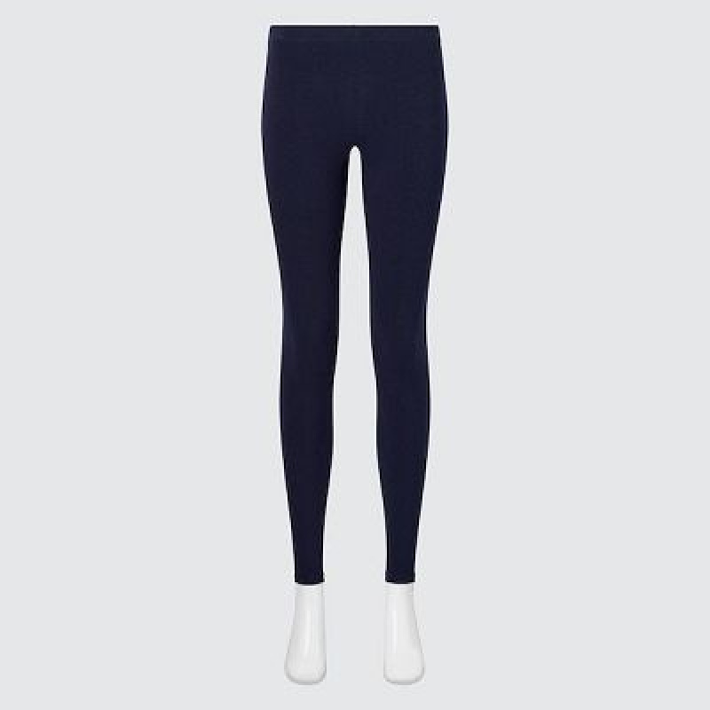 Black Uniqlo HEATTECH Ultra Warm Women Leggings | 9467577