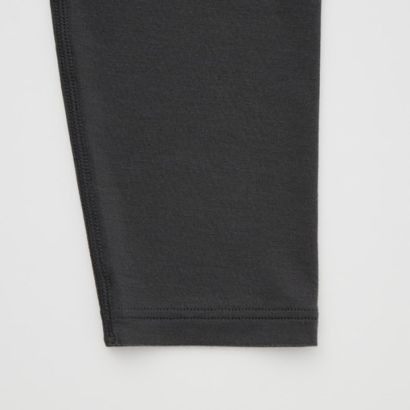 Black Uniqlo HEATTECH Women Leggings | 9526629
