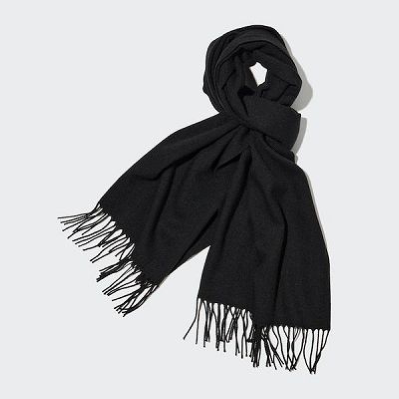 Black Uniqlo HEATTECH Women Scarves | 4510096