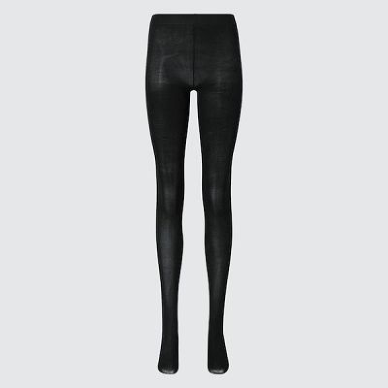 Black Uniqlo HEATTECH Women Tight | 7313573