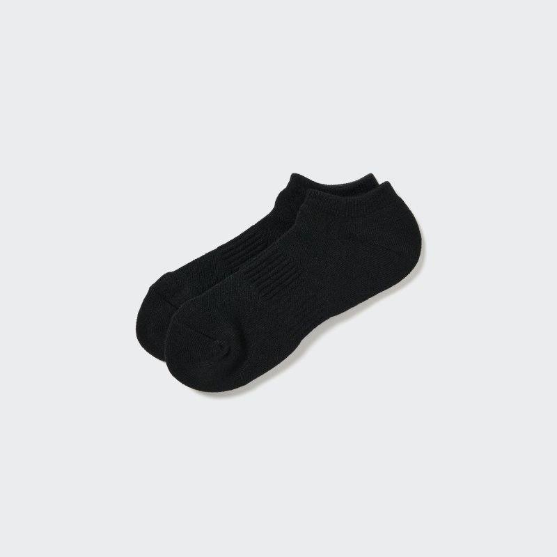 Black Uniqlo Heattech Pile Short Men Socks | 2879121