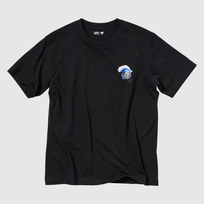 Black Uniqlo Introduction Of Detective Conan Case Closed Ut Short-sleeve Graphic Men T Shirts | 2161403