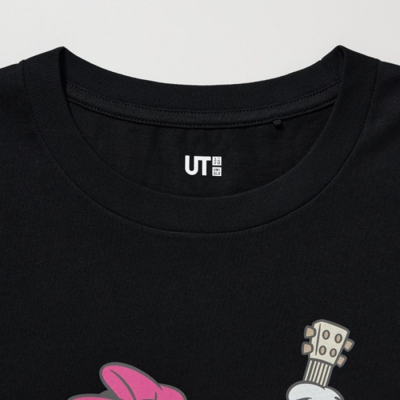 Black Uniqlo MAGIC FOR ALL FOREVER UT Short-Sleeve Women T Shirts | 8593634