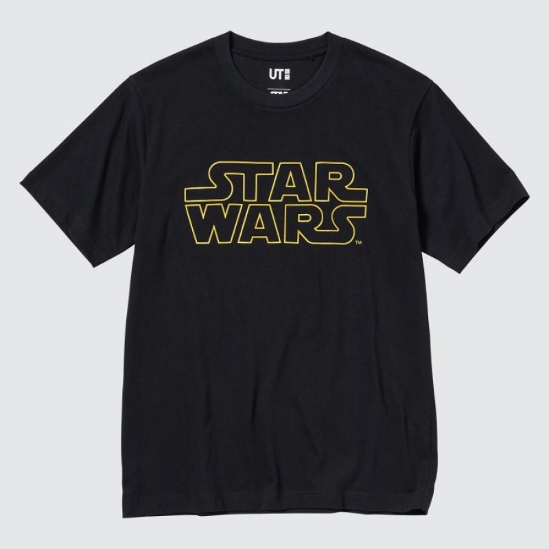 Black Uniqlo MAGIC FOR ALL FOREVER UT Short-Sleeve Women T Shirts | 5885787