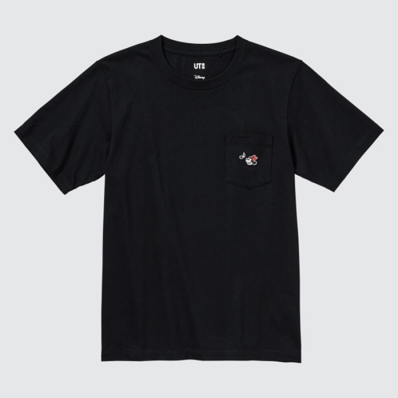 Black Uniqlo MAGIC FOR ALL FOREVER UT Short-Sleeve Women T Shirts | 3554562