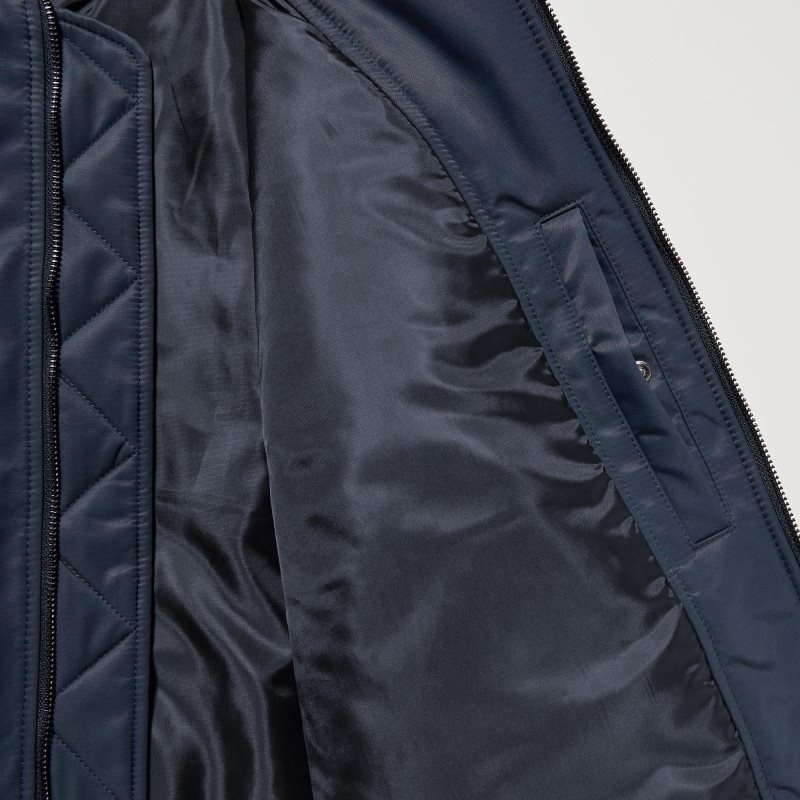 Black Uniqlo Ma-1 Men Jackets | 7129473