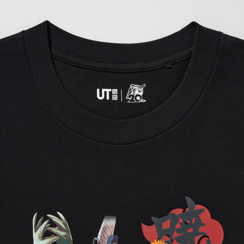 Black Uniqlo Naruto Ut Short-sleeve Graphic Akatsuki Organization Men T Shirts | 3420321