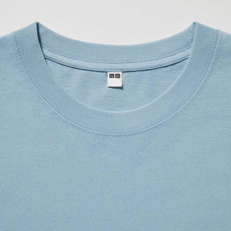 Black Uniqlo Oversized Pocket Crew Neck Half-sleeve Men T Shirts | 3075771
