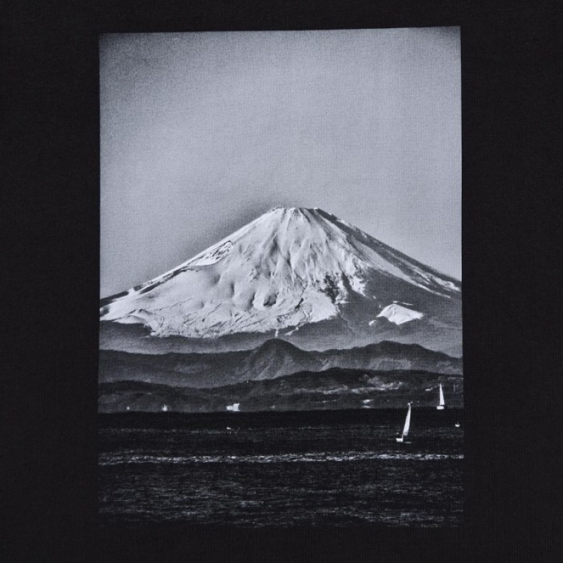 Black Uniqlo PEACE FOR ALL Short-Sleeve Graphic Daido Moriyama Women T Shirts | 204213