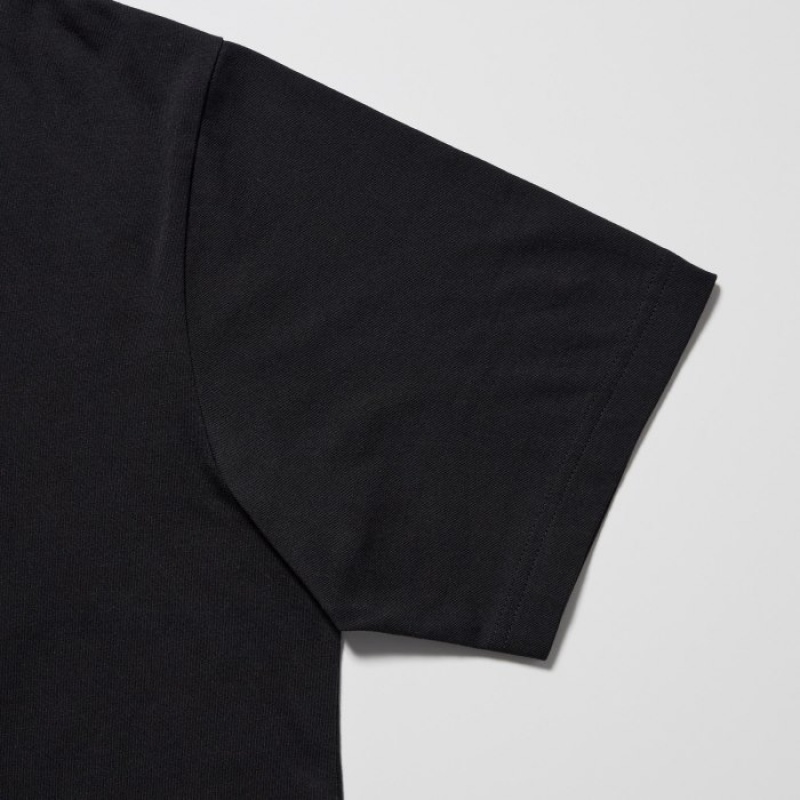Black Uniqlo PEACE FOR ALL Short-Sleeve Graphic Akamai Women T Shirts | 6620910