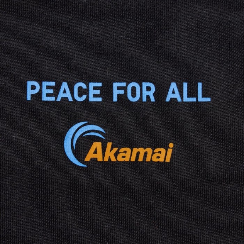 Black Uniqlo PEACE FOR ALL Short-Sleeve Graphic Akamai Women T Shirts | 6620910