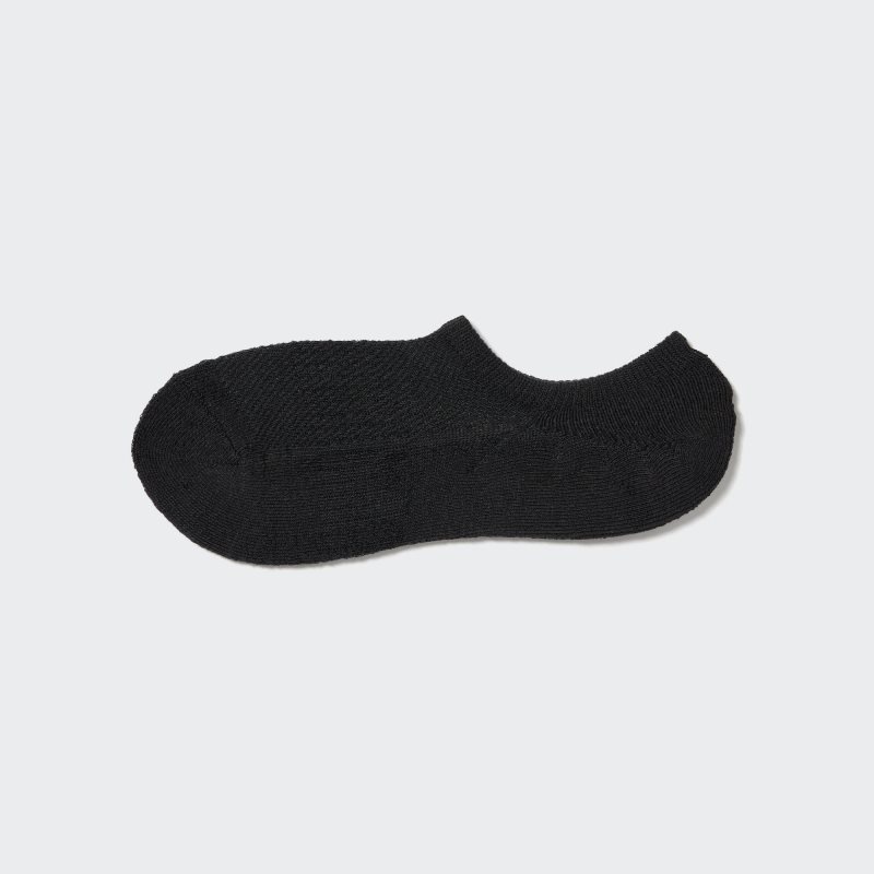 Black Uniqlo Pile Low Cut Men Socks | 4761222