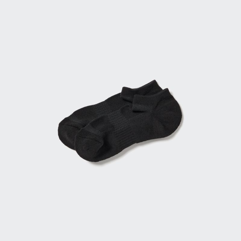Black Uniqlo Pile Mesh Short Men Socks | 4677104