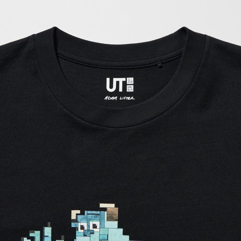 Black Uniqlo Pixar Art Ut Short-sleeve Graphic Adam Lister Men T Shirts | 9753051