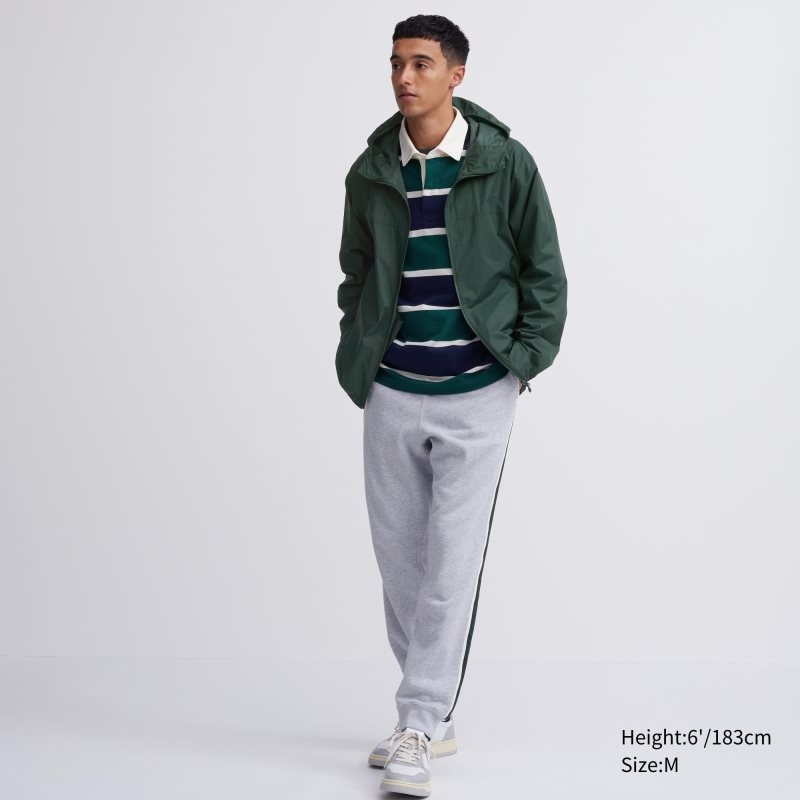 Black Uniqlo Pocketable Uv Protection 3d Cut Men Parka | 5898736