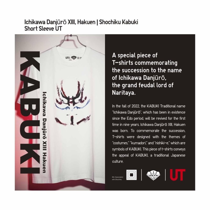 Black Uniqlo Shochiku Kabuki Ut Short-sleeve Graphic Men T Shirts | 5415895