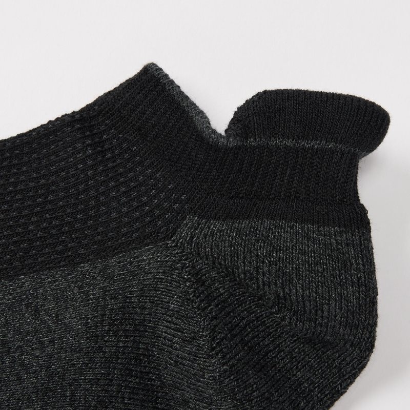 Black Uniqlo Sports Pile-lined Short Men Socks | 2509889