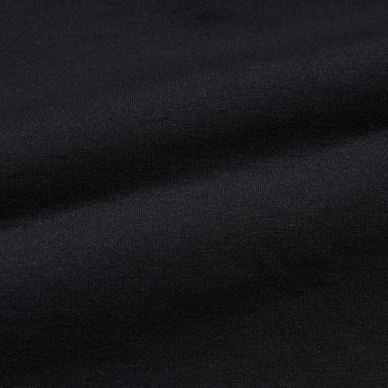 Black Uniqlo Stretch Dry Sweat Long-sleeve Full-zip Men Hoodie | 5672336