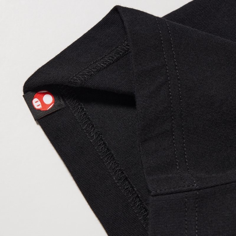 Black Uniqlo The Super Mario Bros. Movie Ut Short Sleeve Graphic Men T Shirts | 9684158