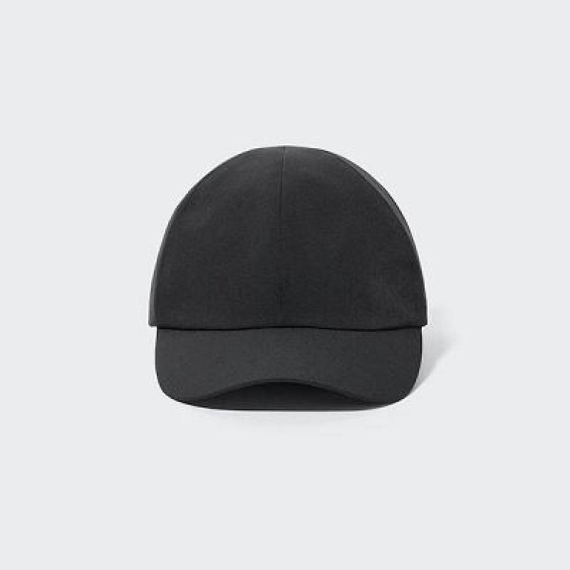 Black Uniqlo UV Protection 2-Way Stretch Women Caps | 15698