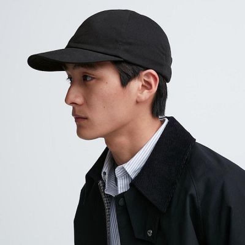 Black Uniqlo UV Protection Twill Women Caps | 741229