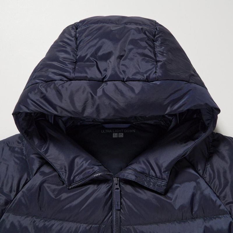 Black Uniqlo Ultra Light Down 3d Cut Men Parka | 2717501