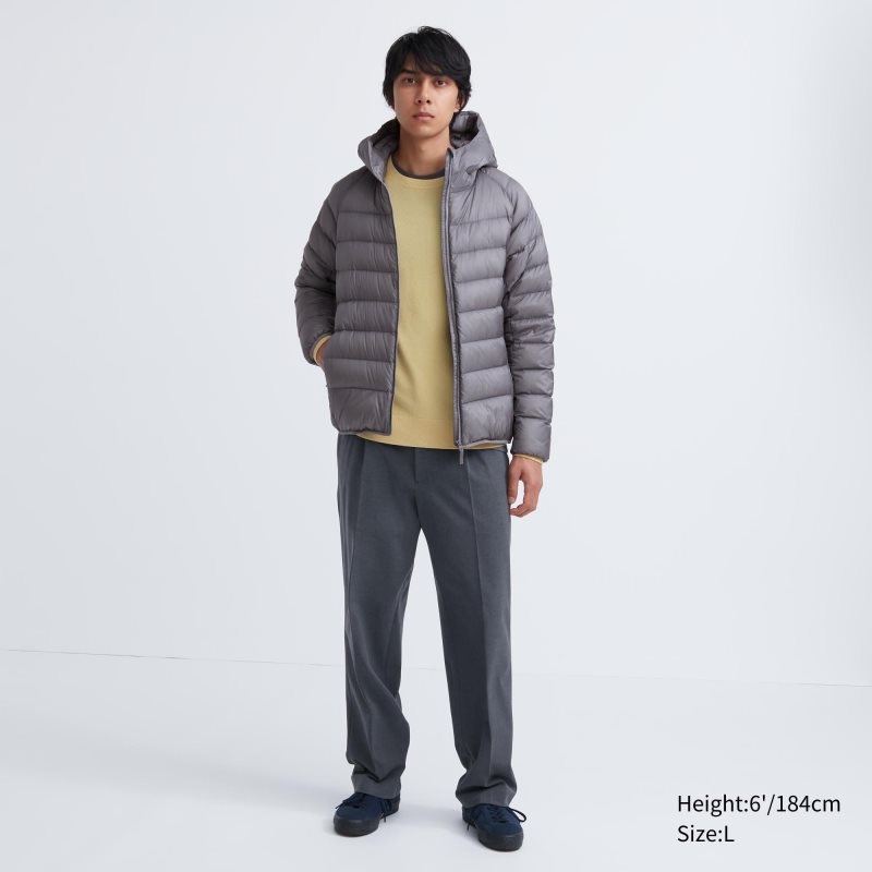 Black Uniqlo Ultra Light Down 3d Cut Men Parka | 2717501