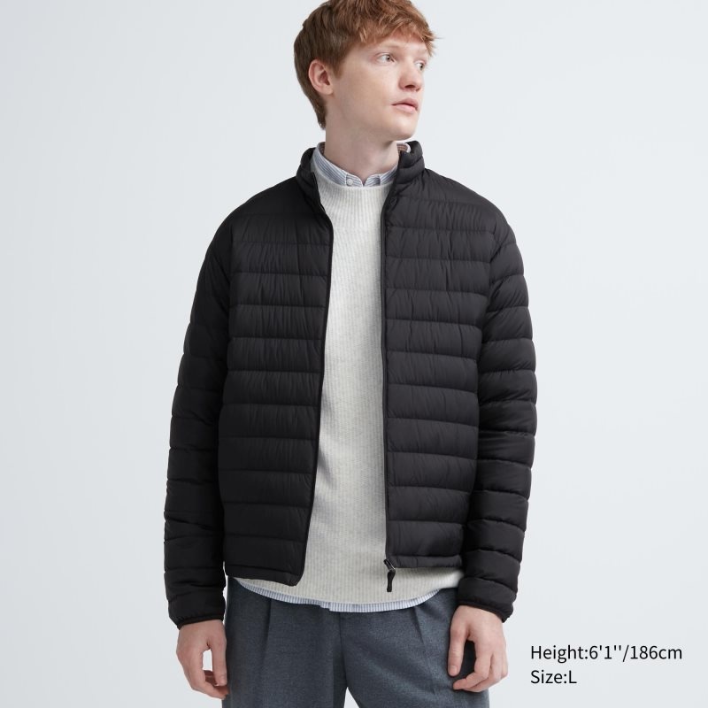 Black Uniqlo Ultra Light Down Men Jackets | 199209