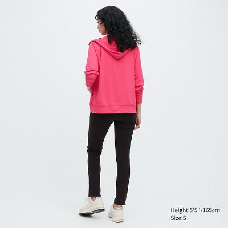 Black Uniqlo Ultra Stretch Women Leggings | 647799