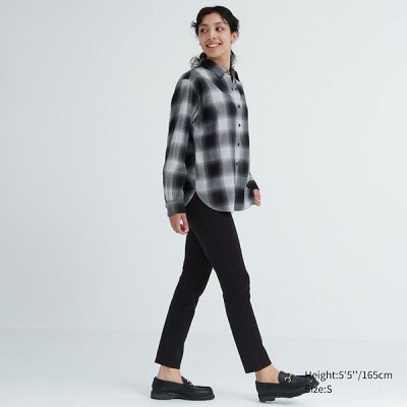 Black Uniqlo Ultra Stretch Women Pants | 2250382