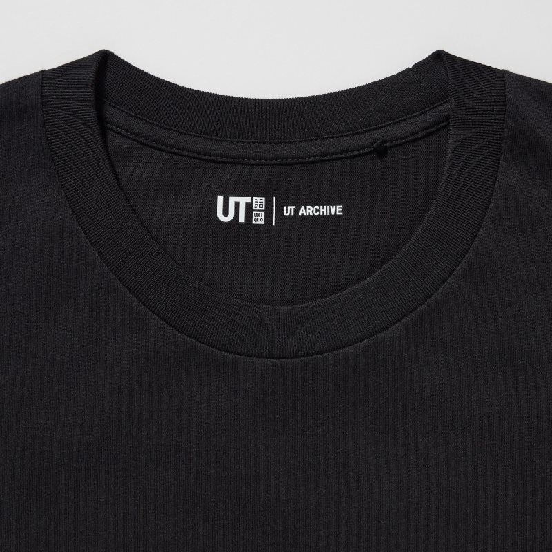 Black Uniqlo Ut Archive Ut Bleach Short-sleeve Graphic Men T Shirts | 5808817