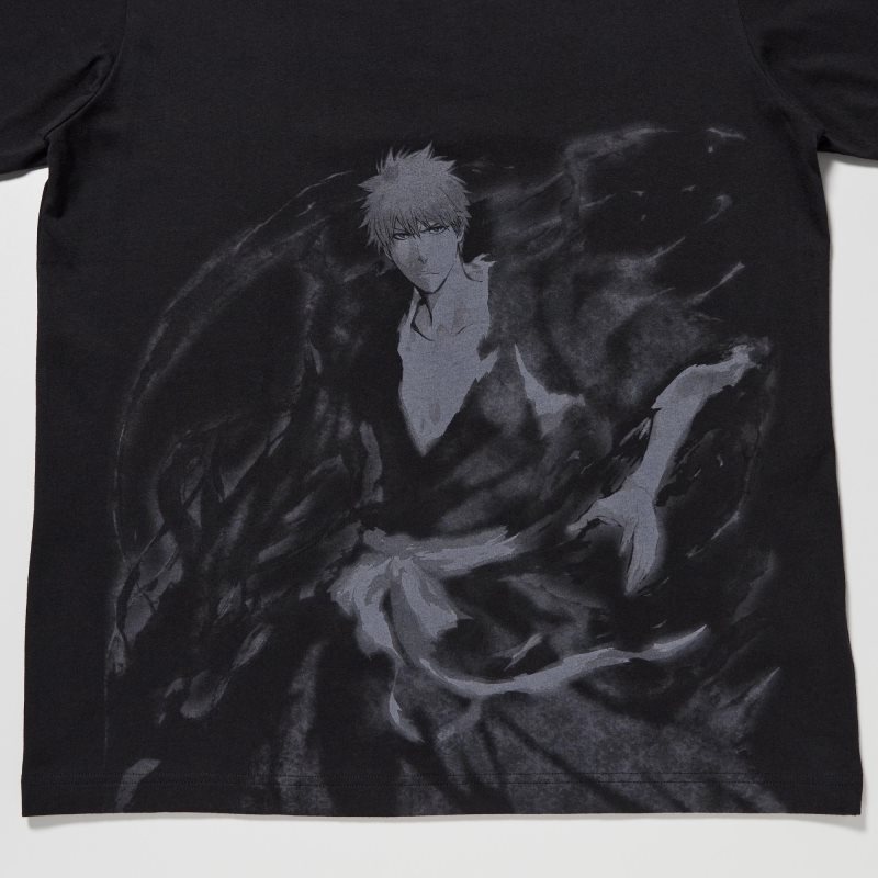 Black Uniqlo Ut Archive Ut Bleach Short-sleeve Graphic Men T Shirts | 5808817