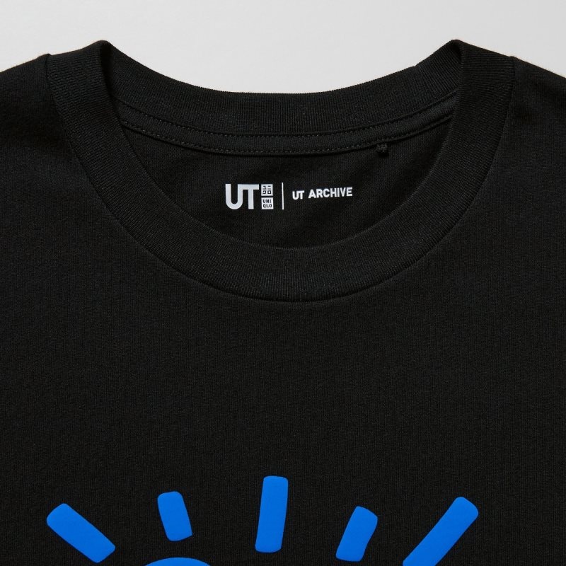Black Uniqlo Ut Archive Ut Short Sleeve Graphic Keith Haring Men T Shirts | 7273603