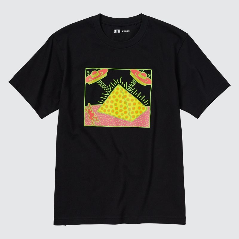 Black Uniqlo Ut Archive Ut Short Sleeve Graphic Keith Haring Men T Shirts | 4167291