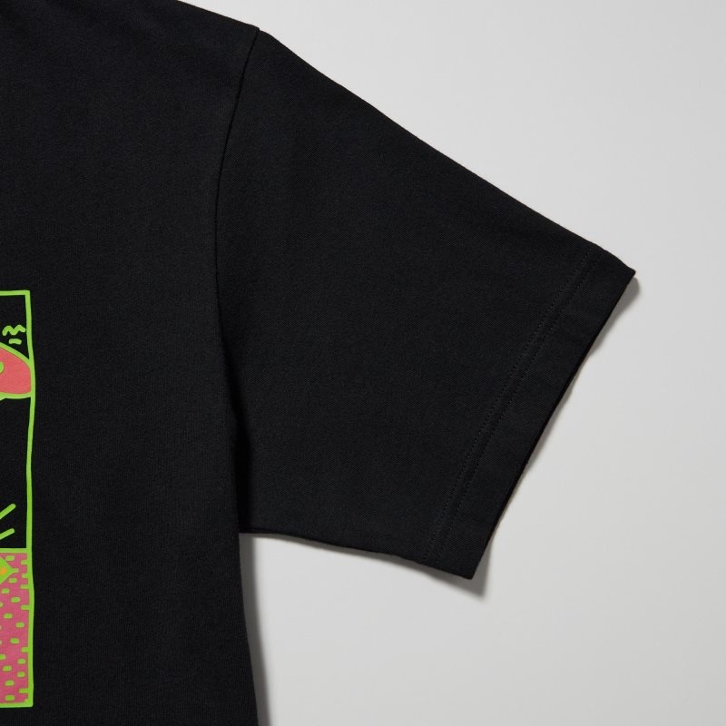 Black Uniqlo Ut Archive Ut Short Sleeve Graphic Keith Haring Men T Shirts | 4167291
