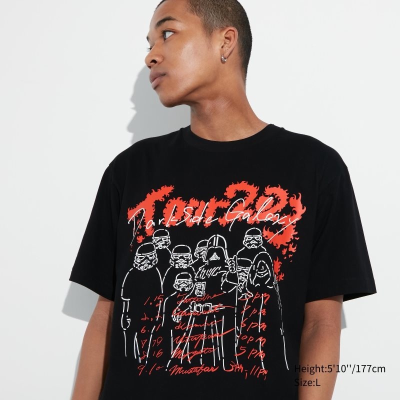 Black Uniqlo Utgp2023: Magic For All Ut Short-sleeve Graphic Takashi Miyahira Men T Shirts | 9881520