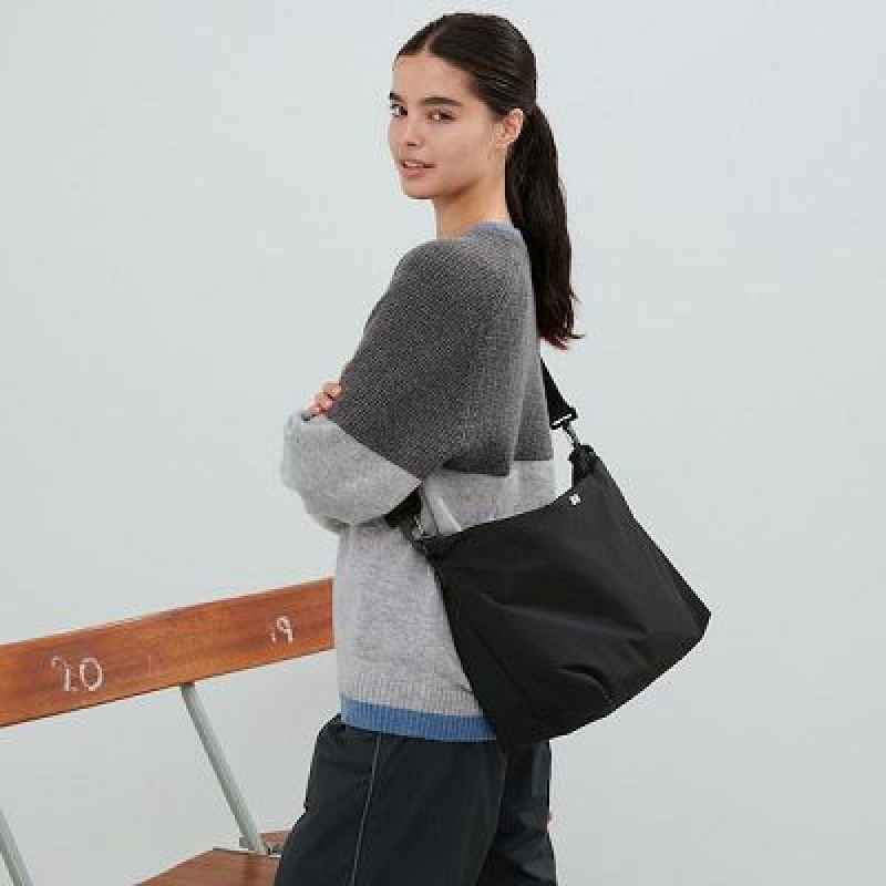 Black Uniqlo Way Sports Women Tote Bags | 1931076