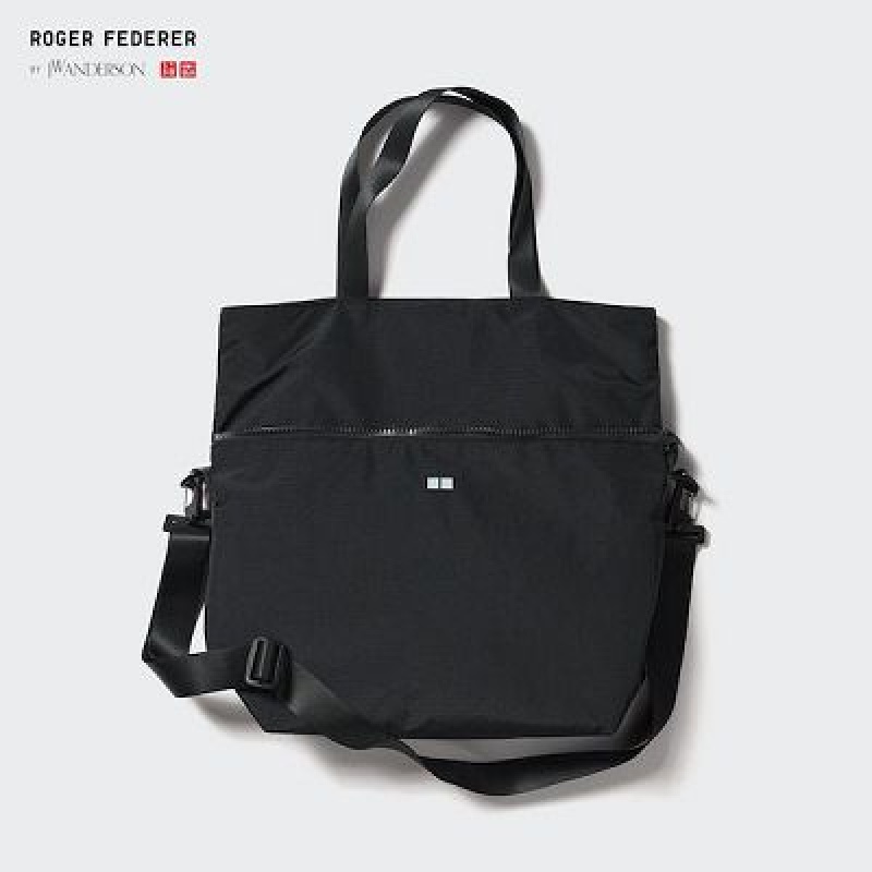 Black Uniqlo Way Sports Women Tote Bags | 1931076
