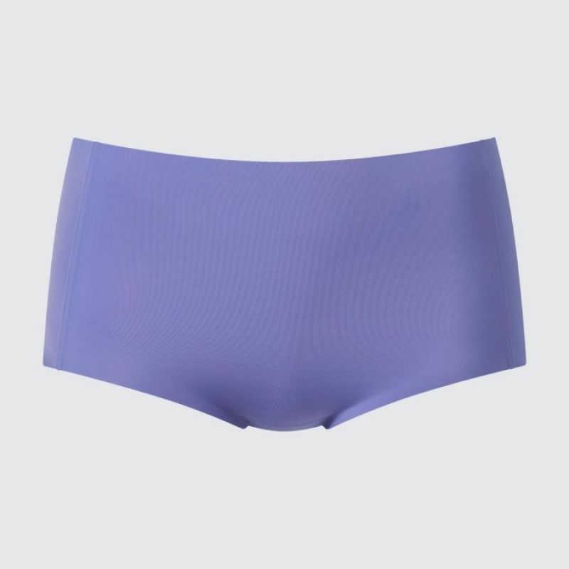 Blue Uniqlo AIRism Ultra Seamless High-Rise Women Briefs | 4928281