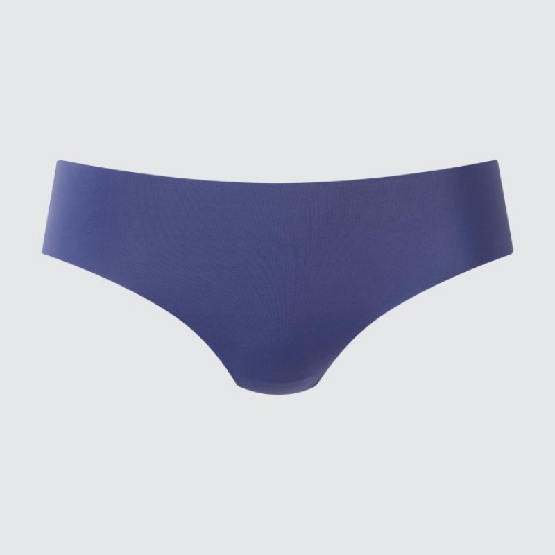 Blue Uniqlo AIRism Ultra Seamless Regular Women Briefs | 6783583