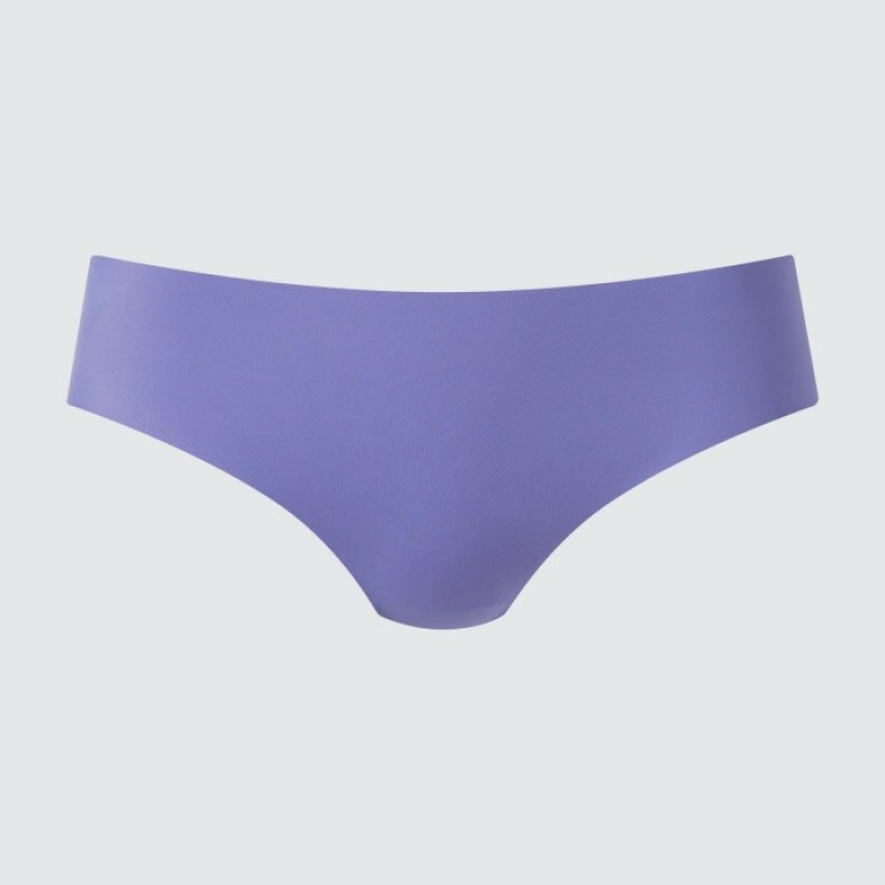 Blue Uniqlo AIRism Ultra Seamless Regular Women Briefs | 1706958