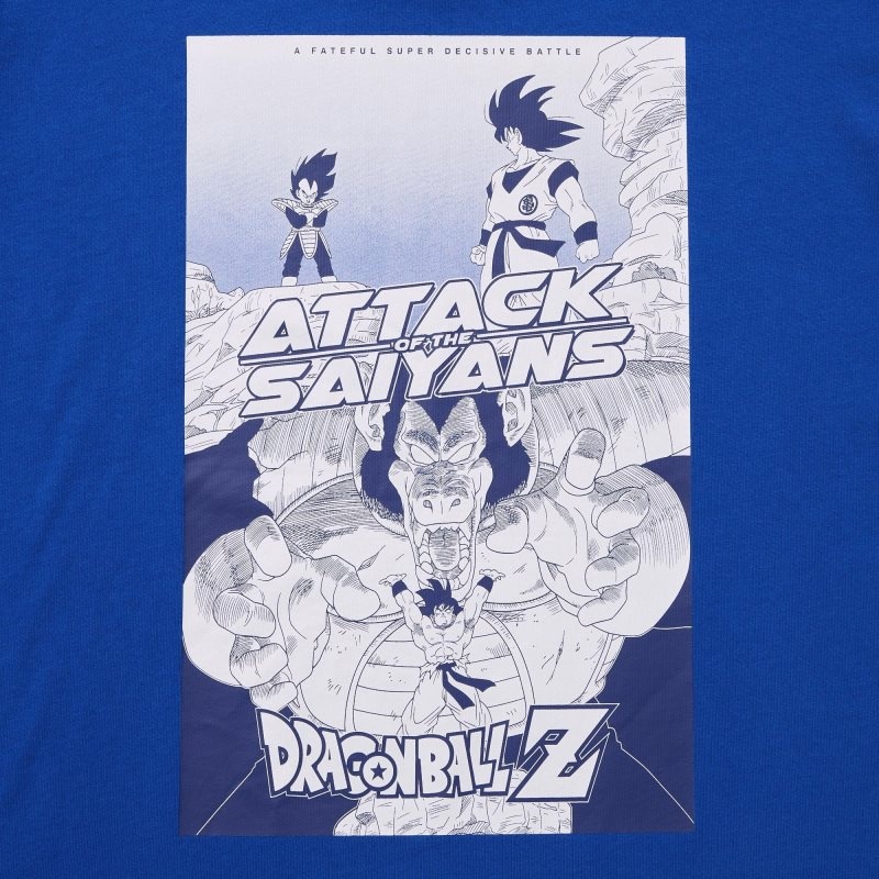 Blue Uniqlo Dragon Ball Ut Short-sleeve Graphic Men T Shirts | 4889625