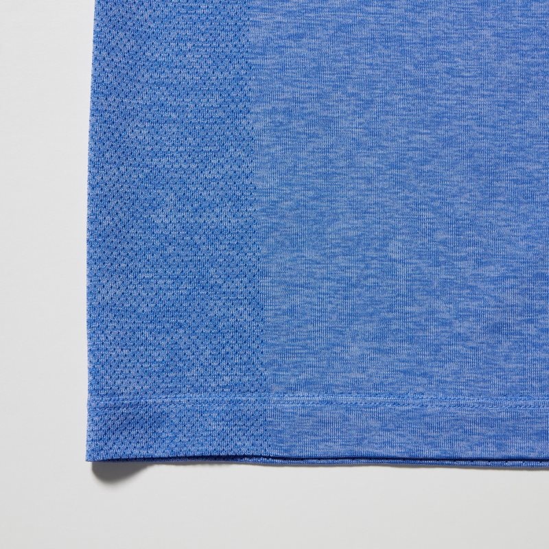 Blue Uniqlo Dry-ex Crew Neck Short-sleeve Men T Shirts | 5264402