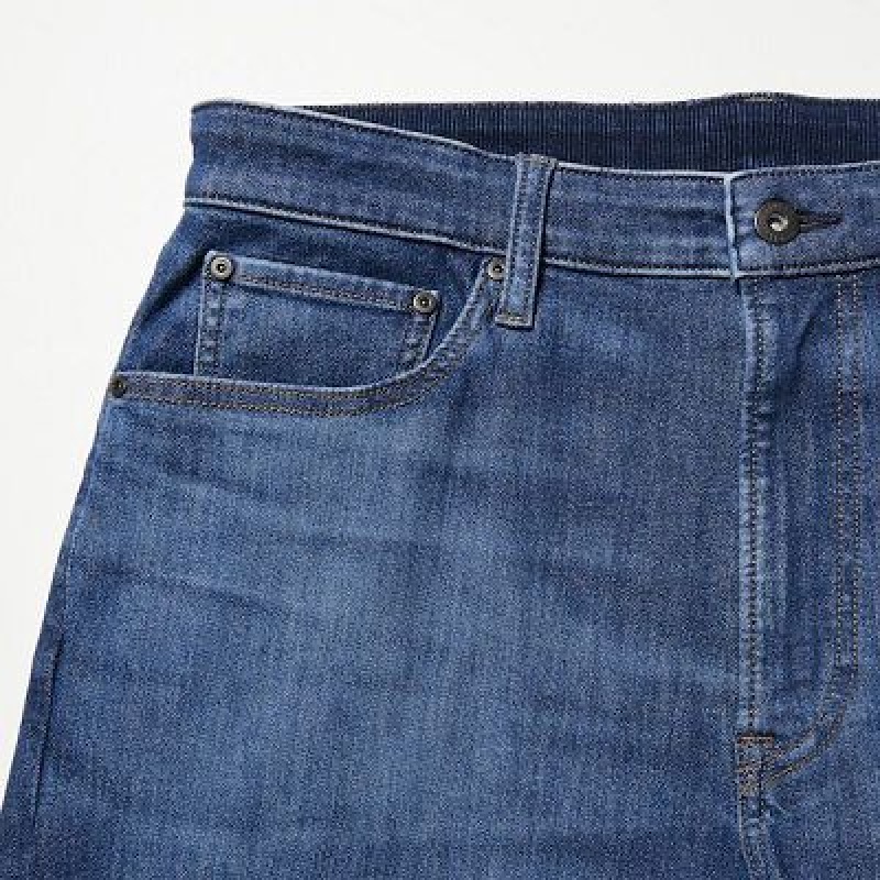 Blue Uniqlo EZY Ultra Stretch Women Jeans | 9382029