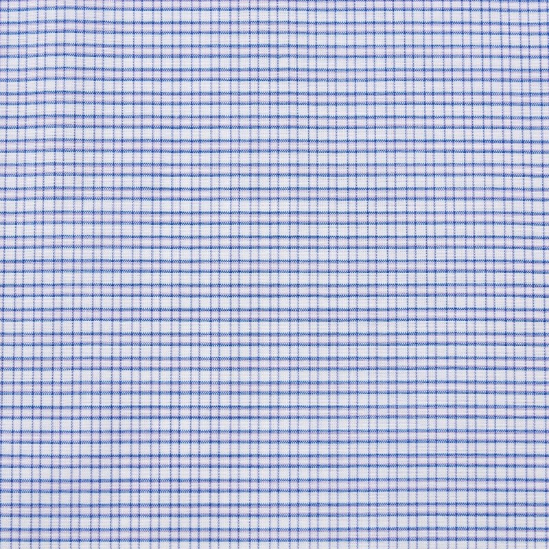 Blue Uniqlo Easy Care Checked Stretch Slim-fit Long-sleeve Men Shirts | 2636171
