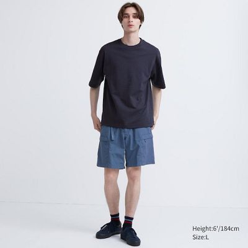 Blue Uniqlo Geared Women Shorts | 6060044