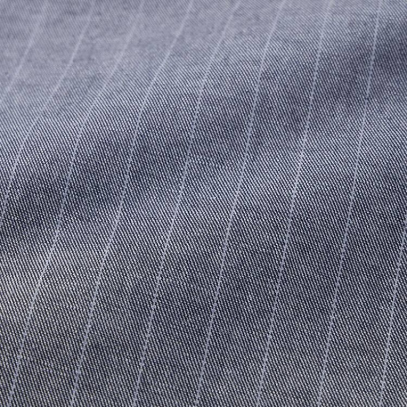 Blue Uniqlo Linen Blend Striped Relaxed Fit Men Pants | 5732392